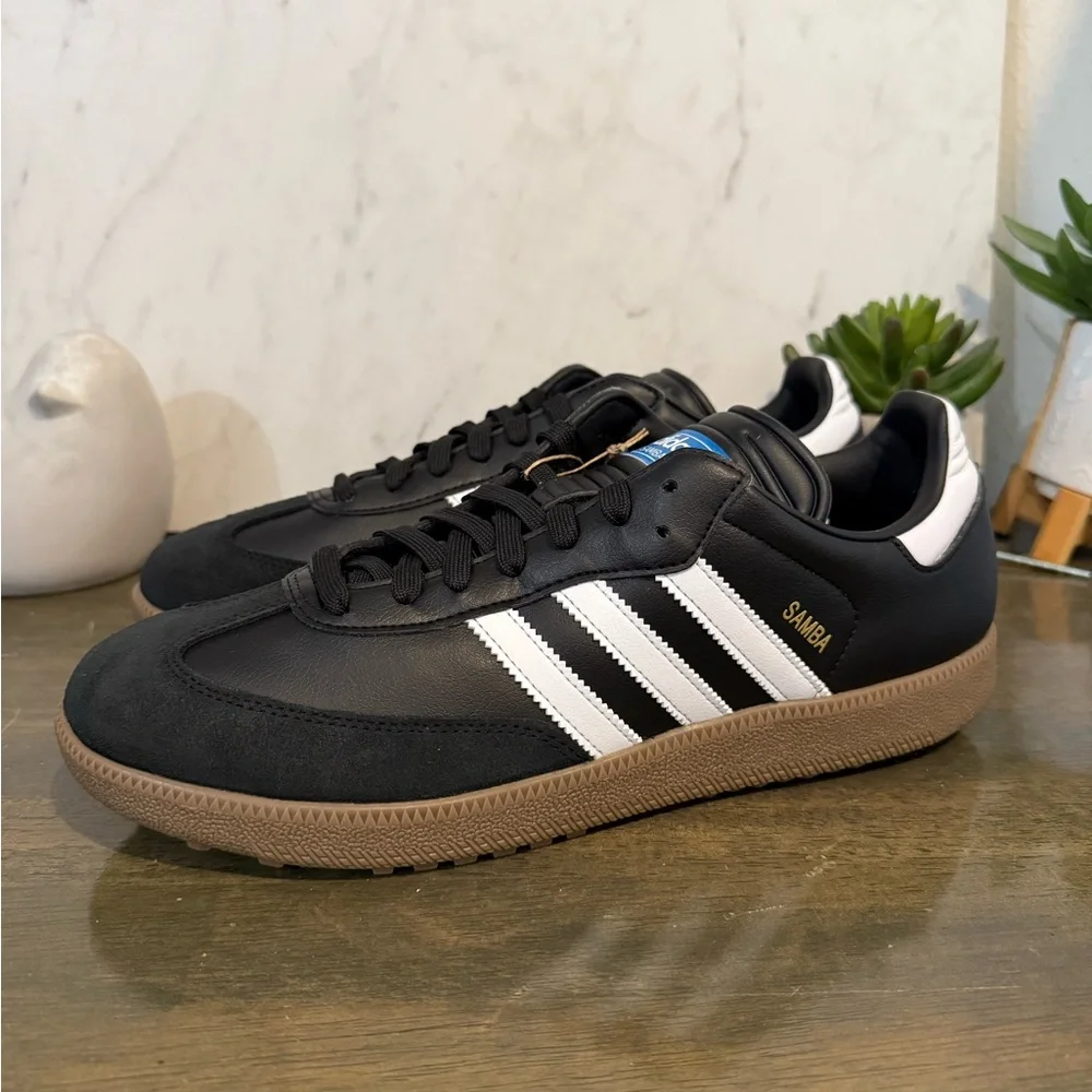 adidas Samba Golf Shoe Black Gum